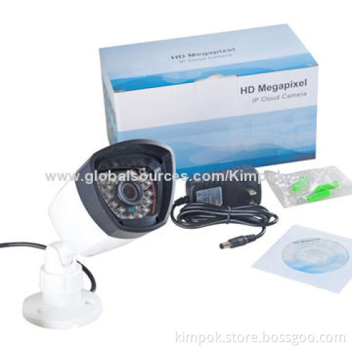 1.3MP 20M IR Waterproof Outdoor Megapixel IP Bullet Camera with Dual H.264 StreamNew